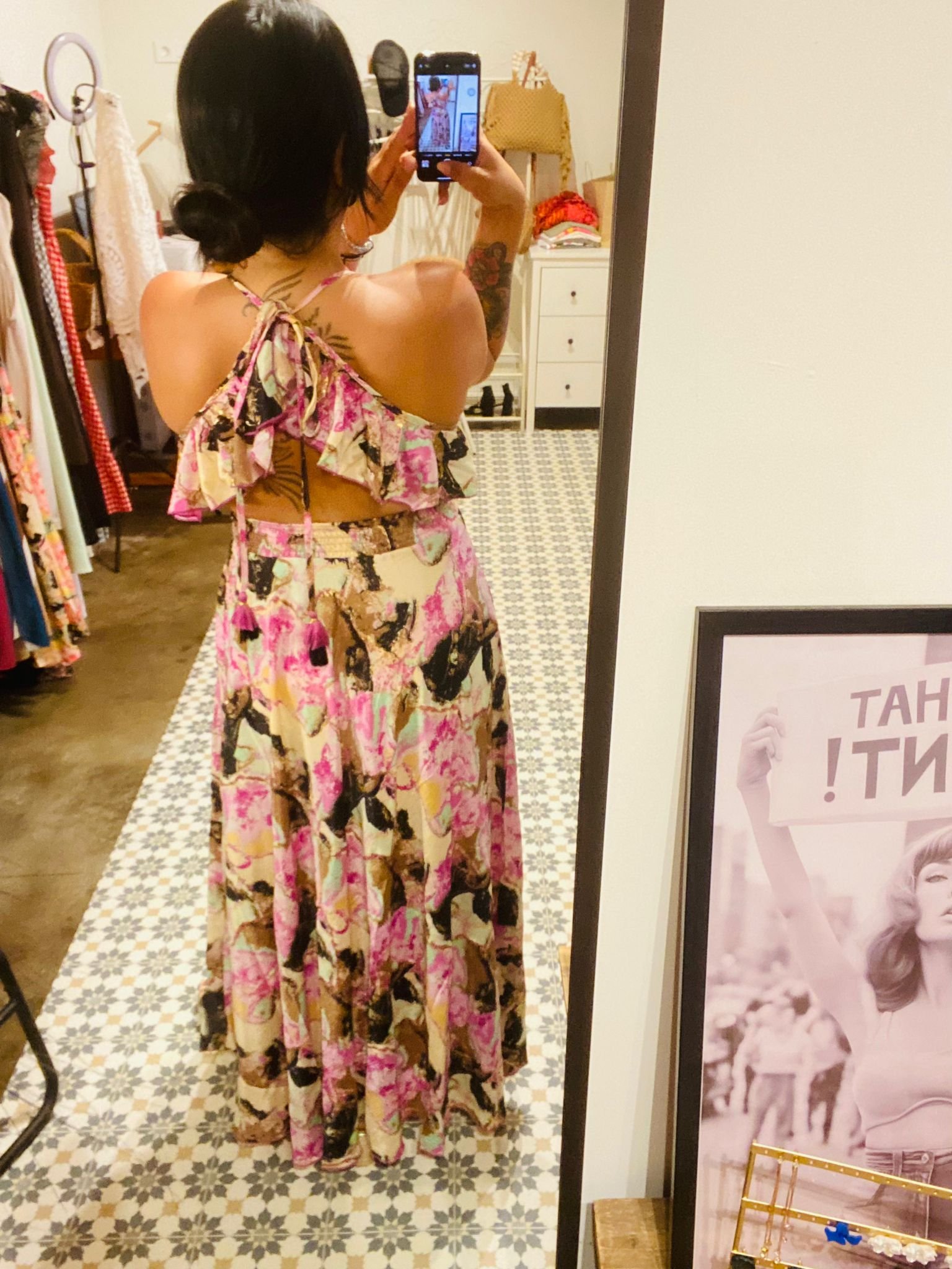 Vestido tirantes colores - Imagen 2